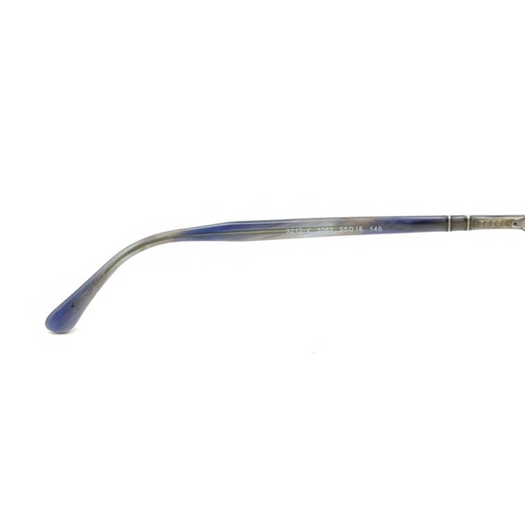Persol 3213-V 1083 Smoke Gray Blue Eyeglasses Frames 55-18 145 Italy Designer - Picture 10 of 12